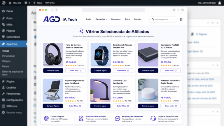 Como Criar uma Vitrine de Afiliados no WordPress: Guia Completo para Iniciantes