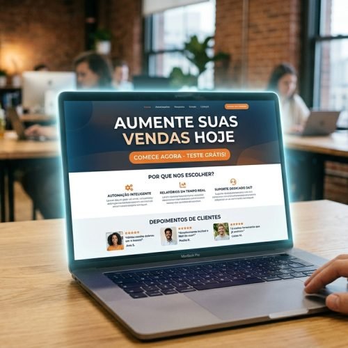 Laptop-exibindo-uma-pagina-de-vendas-de-alta-conversao-com-elementos-persuasivo