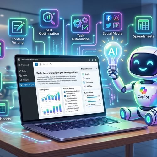 Microsoft Copilot como usar essa ferramenta de IA no WordPress e no marketing digital